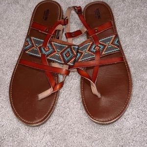 Aztec sandals